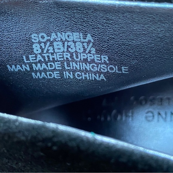 JULIANNE Hough for Sole Society Angela Black Suede Peep Toe Booties - Picture 13 of 16